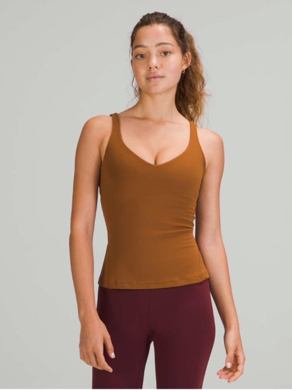 Lululemon Align Waist-Length Tank Top Copper Brown